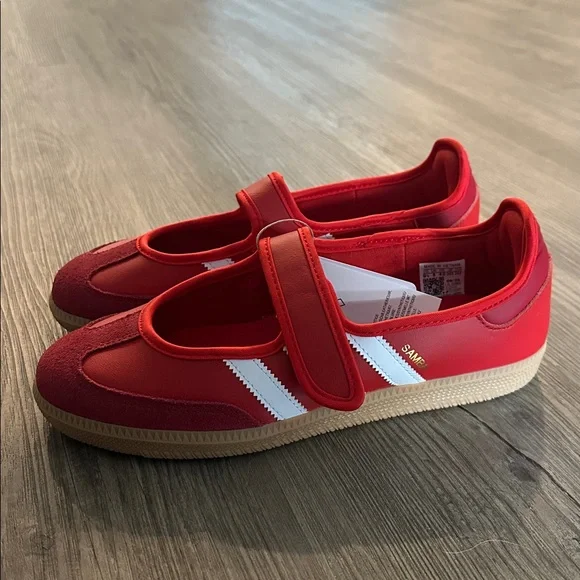 adidas Originals Samba mary janes in red 9.5 - Picture 2 of 6
